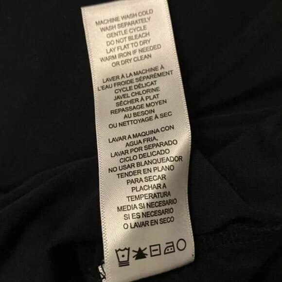 Frame Agnes Jersey Knit Top Blouse Puff Sleeve Ruched Shirred Black V Neck S - Picture 9 of 12